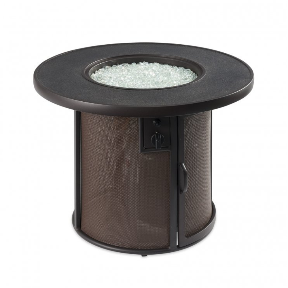 The Outdoor Greatroom Company Brown Stonefire Round Gas Fire Pit Table (SF-32-K)