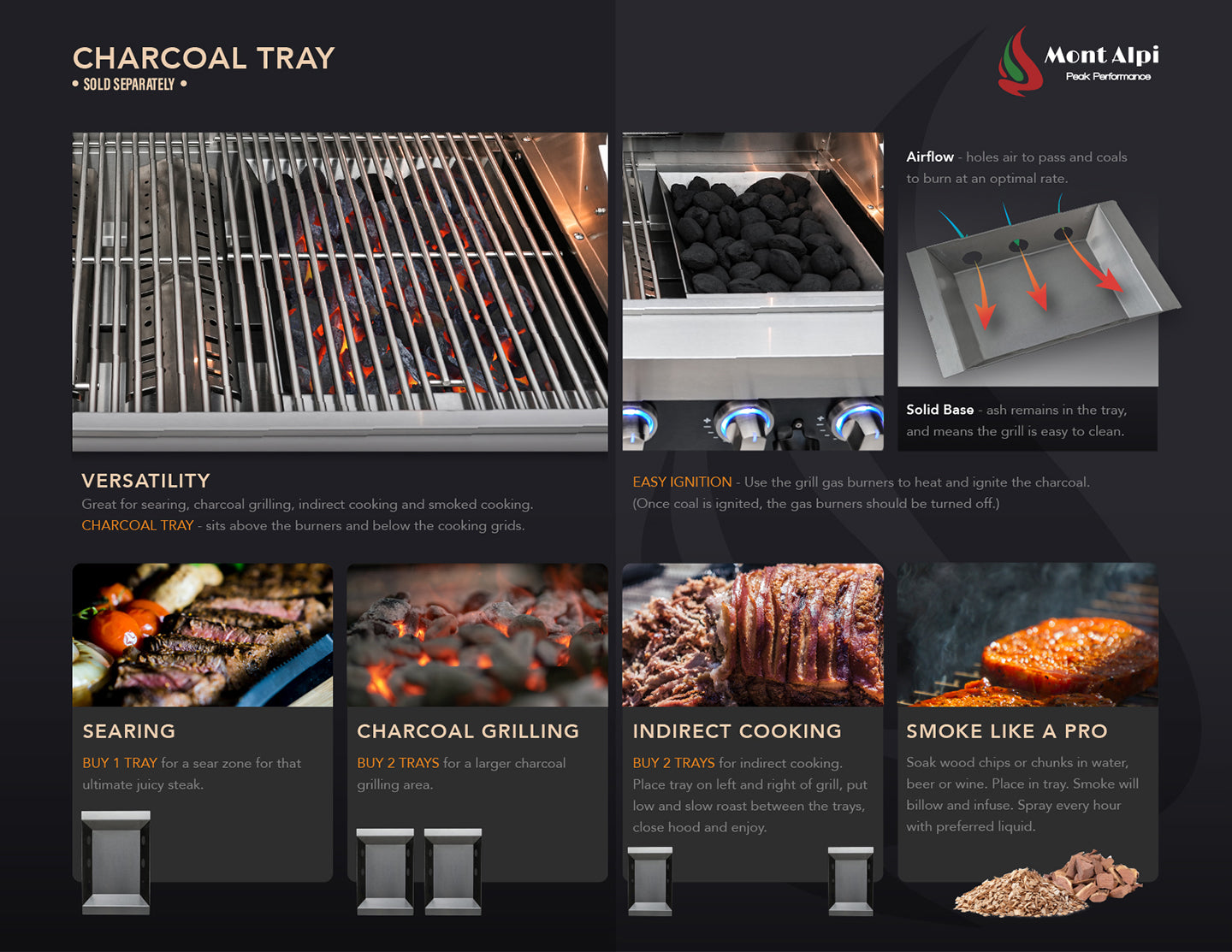 Mont Alpi 400 Deluxe BBQ Grill Island with Beverage Center, Kegerator, Extra Storage & Fridge - MAi400-DKEGBEVFCXL