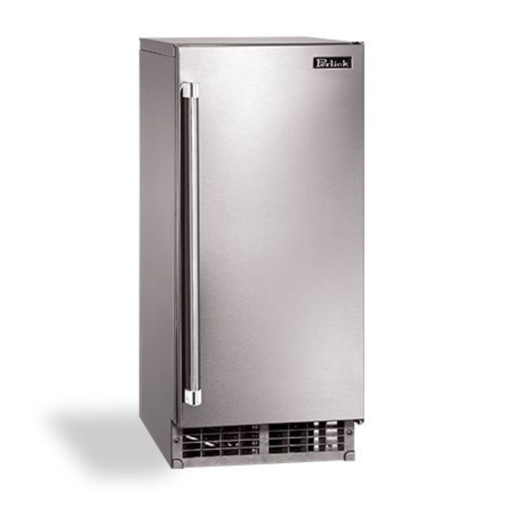 Perlick 15-Inch Indoor/Outdoor Undercounter Clear Ice Maker - ADA Compliant (H50IMS/H50IMW-AD)