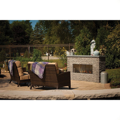 RCS Cedar Creek Outdoor Gas Fireplace (Ready-to-Finish)
