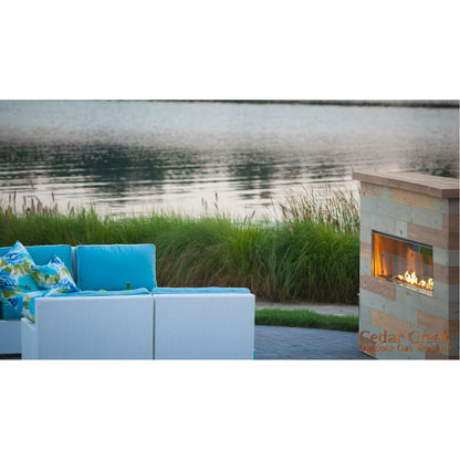 RCS Cedar Creek Outdoor Gas Fireplace (Ready-to-Finish)