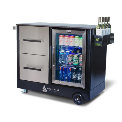 Mont Alpi Mobile Outdoor Prep Center & Bar Cart - MAPCL