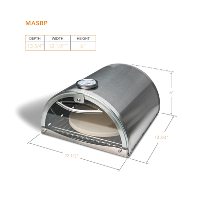 Mont Alpi Universal Side Burner Pizza Oven - MASBP