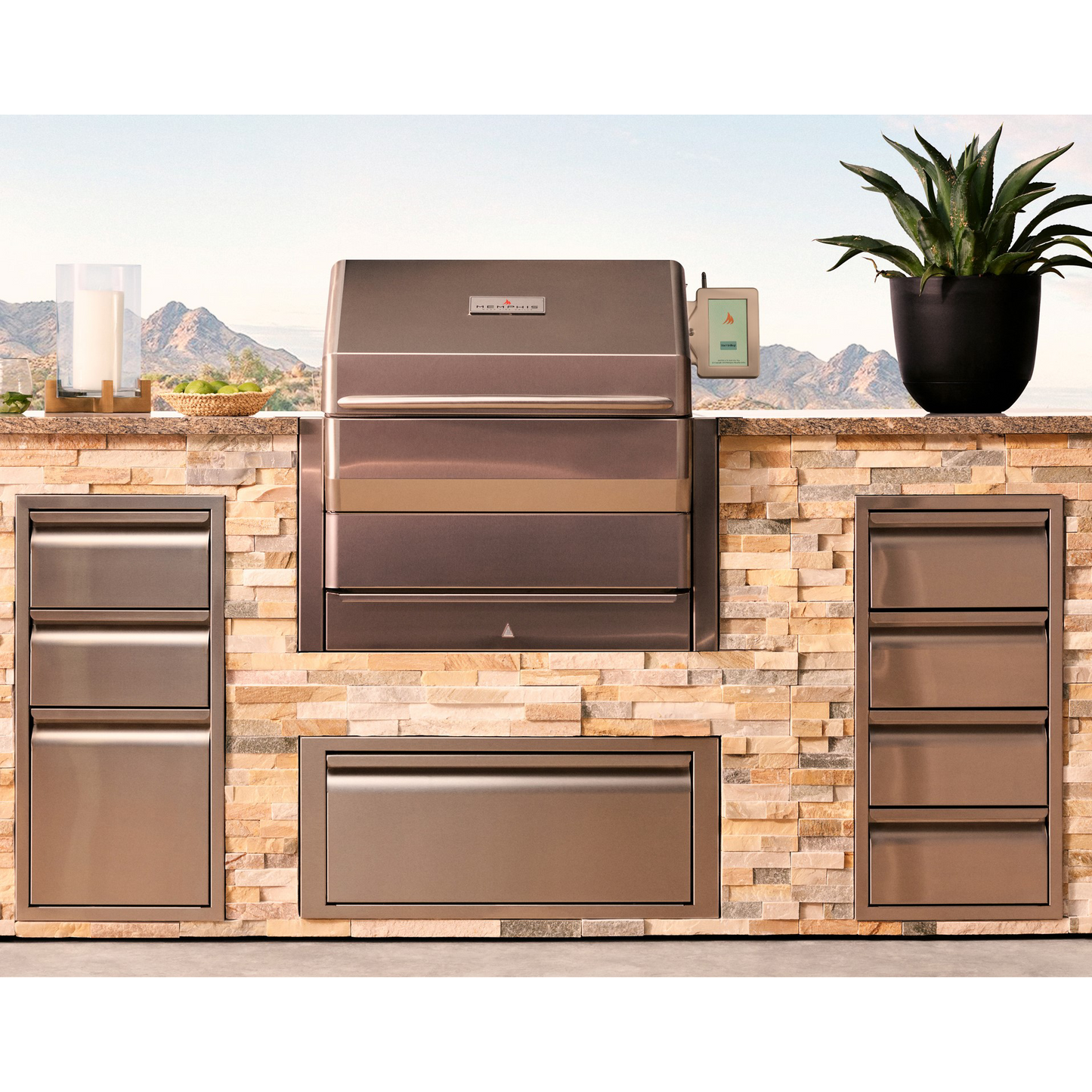 Memphis Grills Pro Built-In ITC3 Pellet Grill - VGB0001S