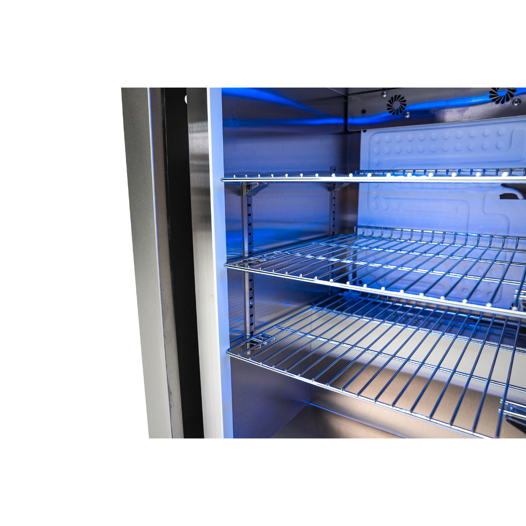 Mont Alpi Black Stainless Steel Beverage Center with 90 Degree Corner and Fridge Cabinet - MA-BEVBSS90C