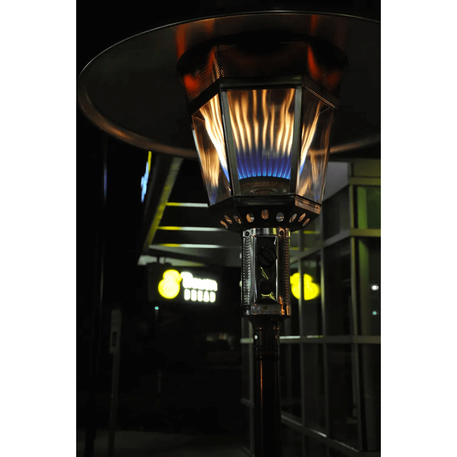 RADtec Real Flame Patio Heater - Stainless Steel
