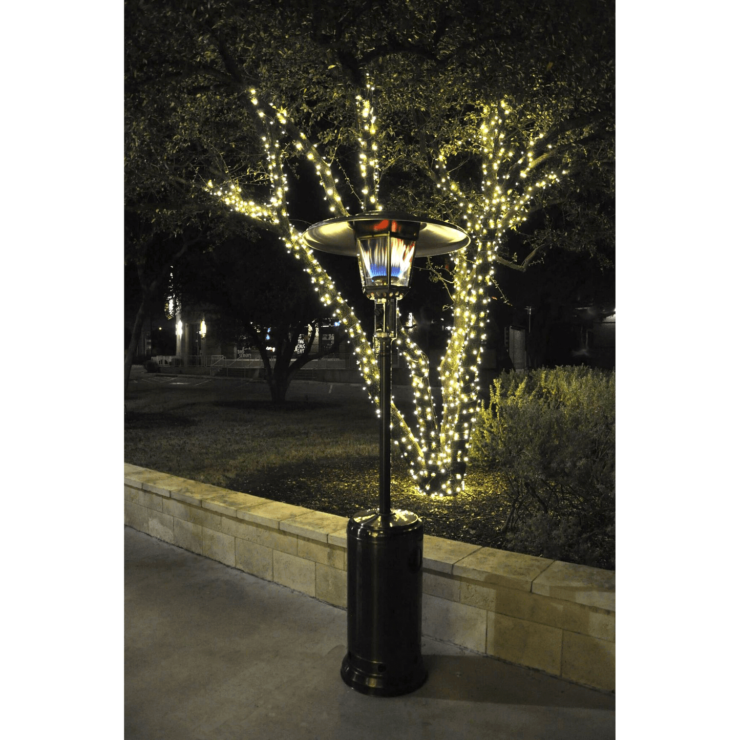 RADtec Real Flame Patio Heater - Stainless Steel