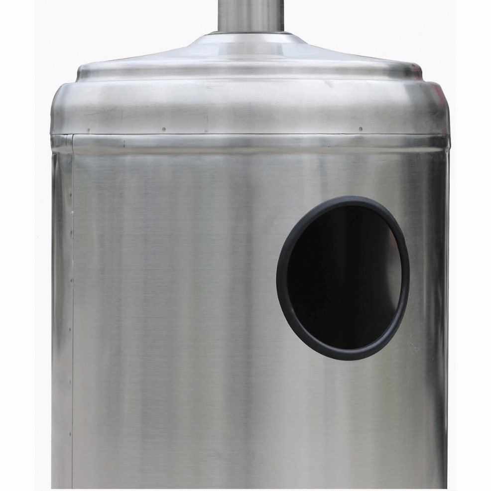 RADtec Real Flame Patio Heater - Stainless Steel