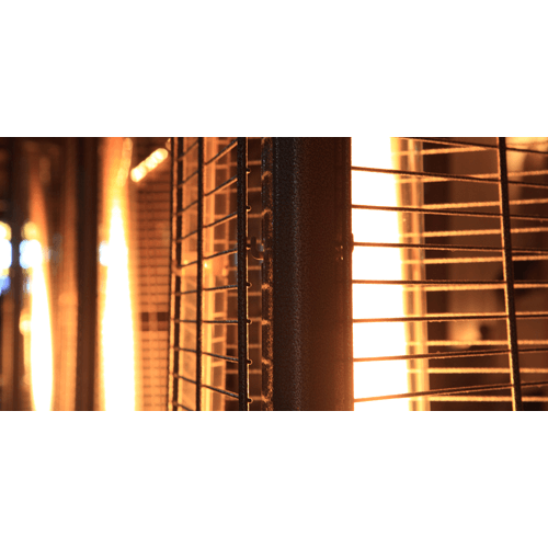 RADtec Tower Flame Patio Heater - Stainless Steel