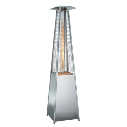 RADtec Tower Flame Patio Heater - Stainless Steel
