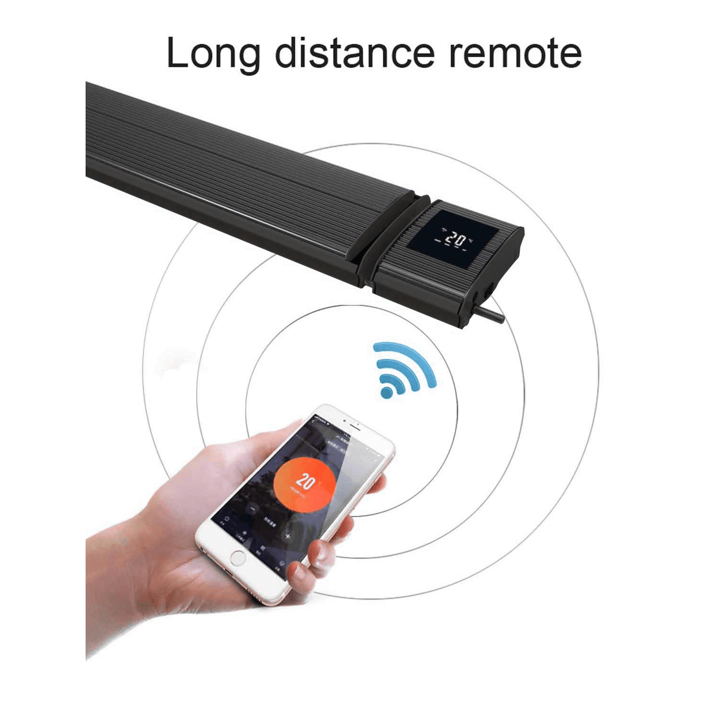 RADtec E15RW - WiFi Smart Controlled Patio Heater