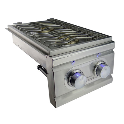 RCS Cutlass Double Side Burner with Lid