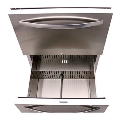 RCS Two Drawer Outdoor Rated Stainless Steel Refrigerator