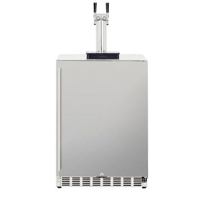 RCS Dual Tap Outdoor Stainless Steel Kegerator