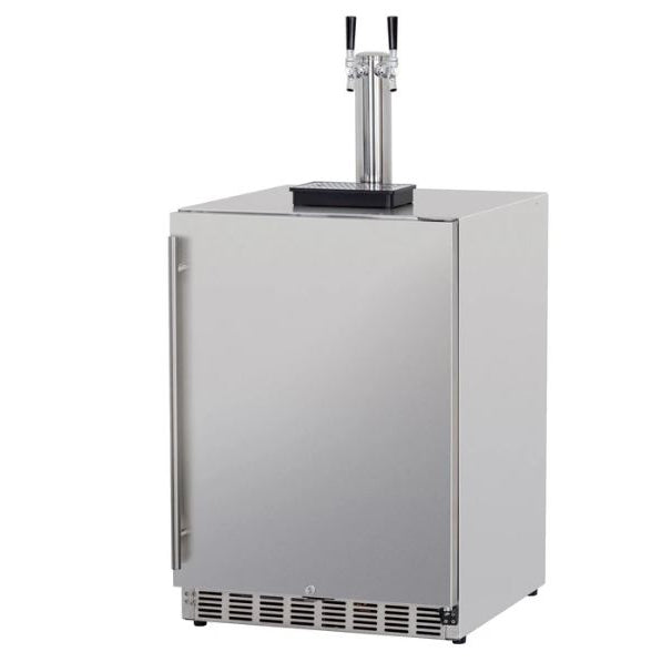 RCS Dual Tap Outdoor Stainless Steel Kegerator
