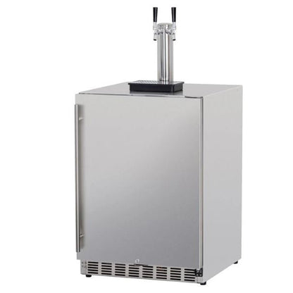 RCS Dual Tap Outdoor Stainless Steel Kegerator