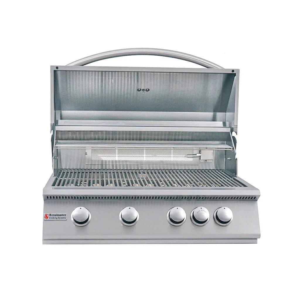 RCS Premier Series 32" Freestanding Gas Grill with Rear Infrared Burner