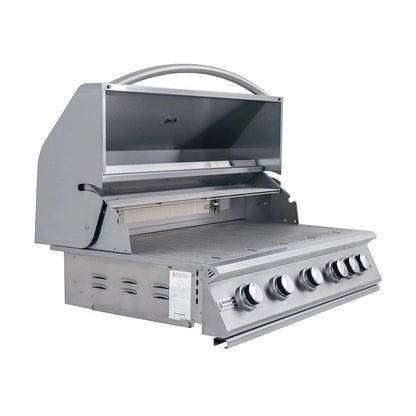 RCS Premier Series 40" Built-In Gas Grill with Rear Infrared Burner
