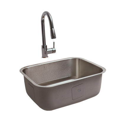 RCS Stainless Steel Undermount Sink & Faucet - RSNK2
