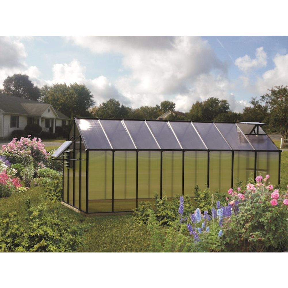 Riverstone Industries Monticello Greenhouse - Black Finish - Mojave