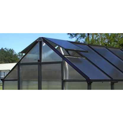 Riverstone Industries Monticello Mojave Edition Black Finish Greenhouse with Heater