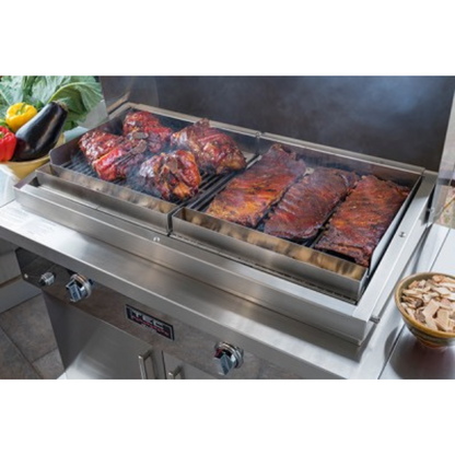 TEC 36-Inch Gator Rack Infrared Smoker/Roaster + Chip Corrals - TECGATOR