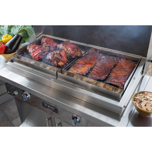 TEC 36-Inch Gator Rack Infrared Smoker/Roaster + Chip Corrals - TECGATOR