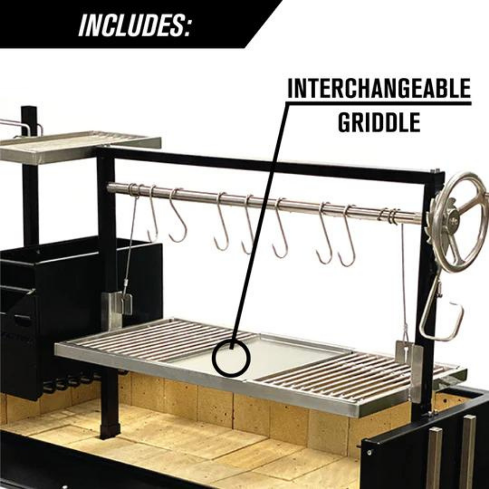 Tagwood BBQ Argentine Santa Maria Wood Fire & Charcoal Grill (BBQ03SI)