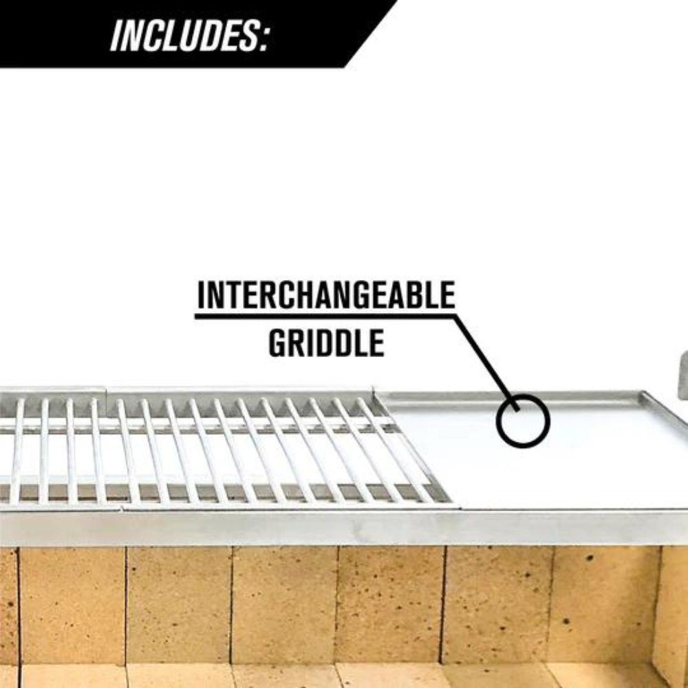 Tagwood BBQ Argentine Santa Maria Wood Fire & Charcoal Grill with Top Lid (BBQ01SS)