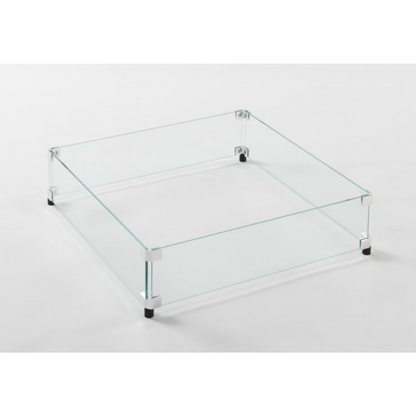 The Outdoor Greatroom Company 16" x 16" Square Glass Wind Guard (GLASS GUARD-1616)