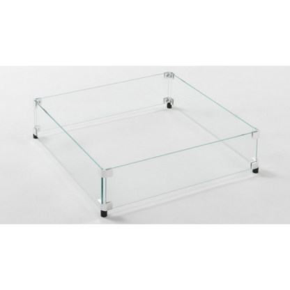The Outdoor Greatroom Company 24" x 24" Square Glass Wind Guard (GLASS GUARD-2424)