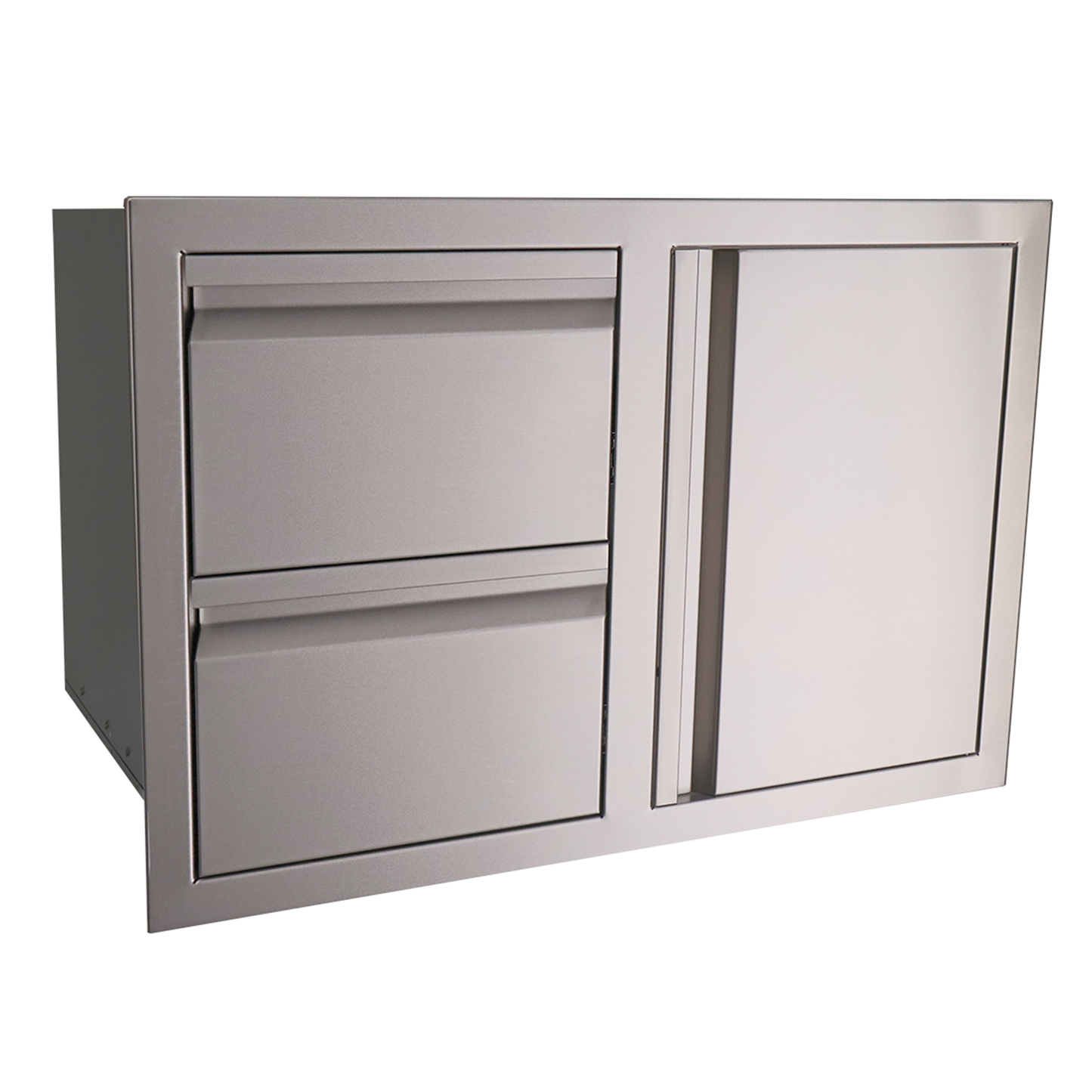 RCS Valiant Stainless Steel Double Drawer/Door Combo