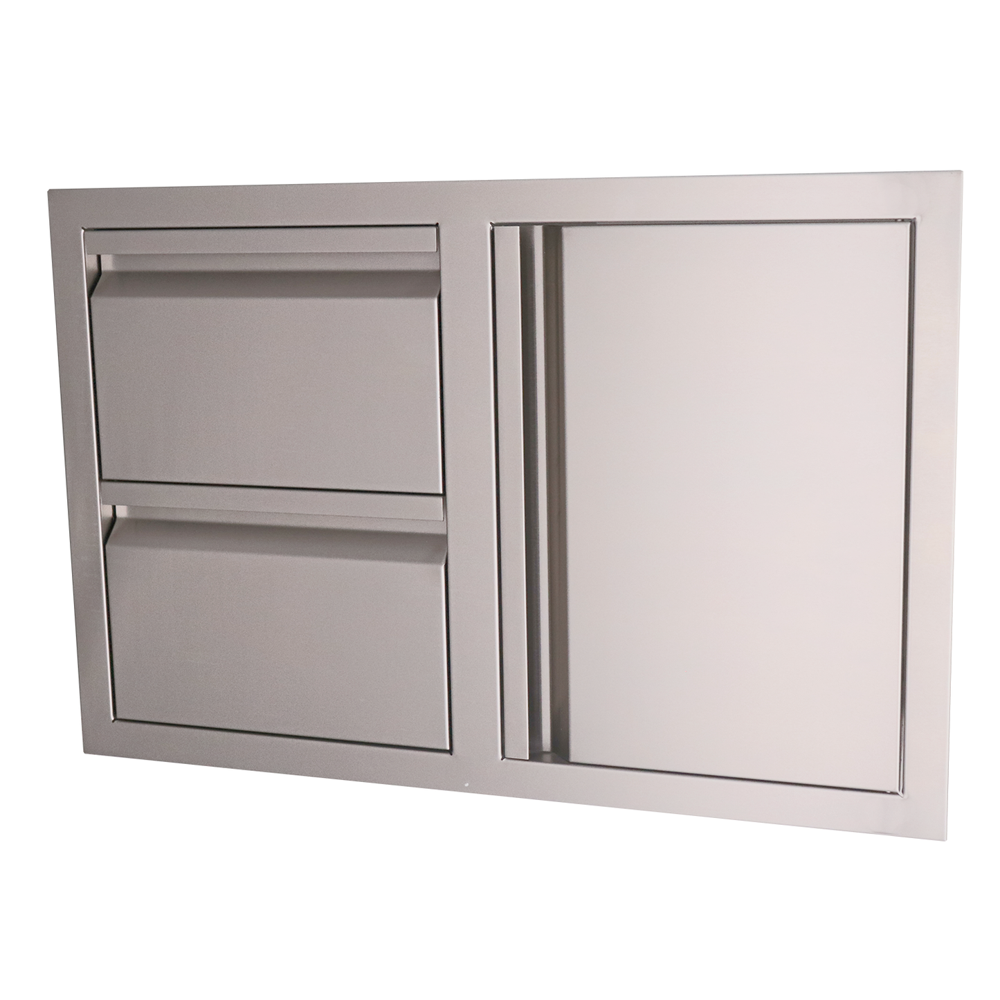 RCS Valiant Stainless Steel Double Drawer/Door Combo