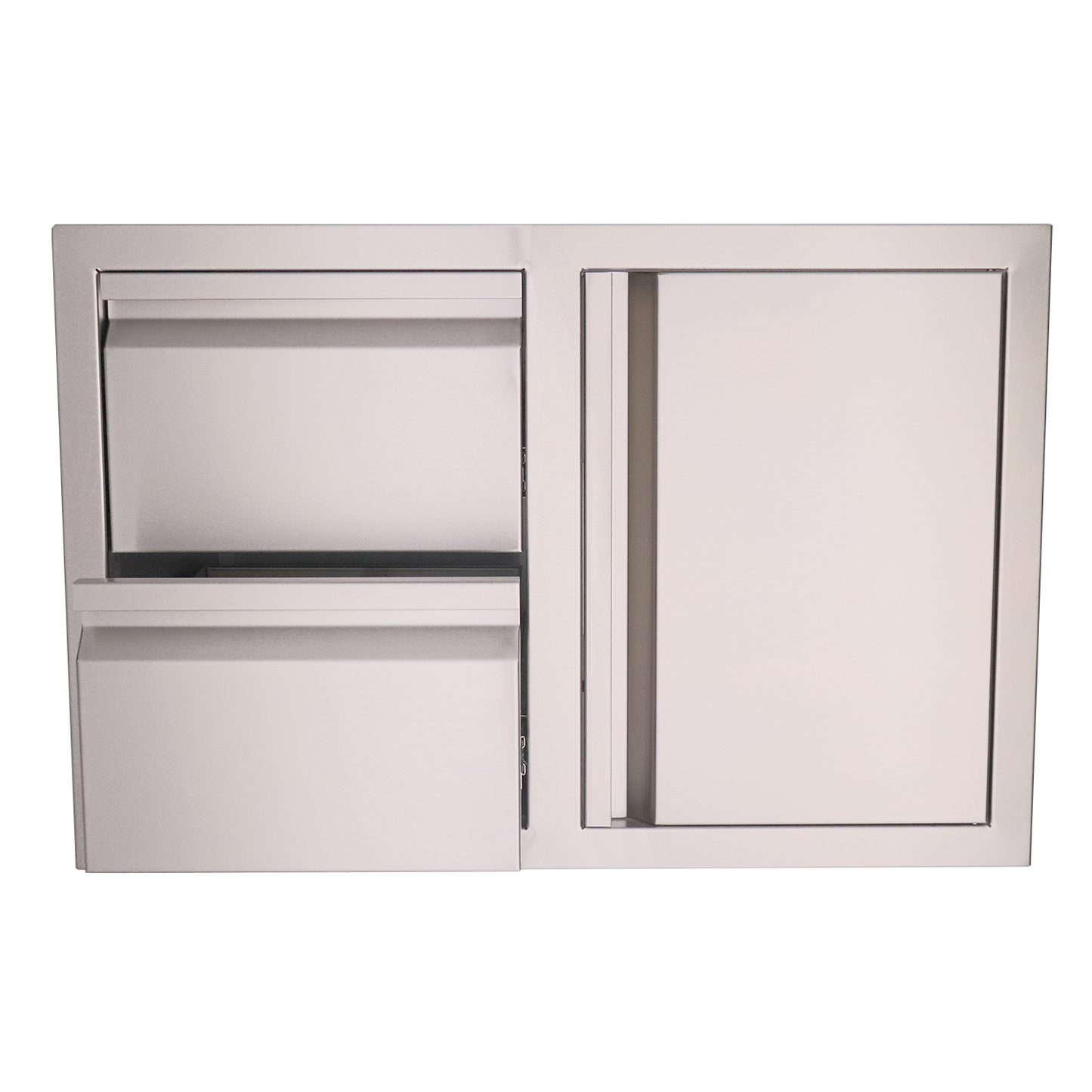 RCS Valiant Stainless Steel Double Drawer/Door Combo