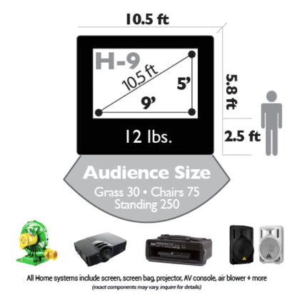 Open Air Cinema Outdoor Home Theater System