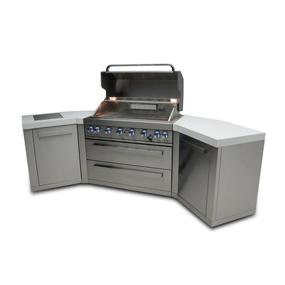 Mont Alpi 805 BBQ Grill Island with V-Shape - MAi805-45