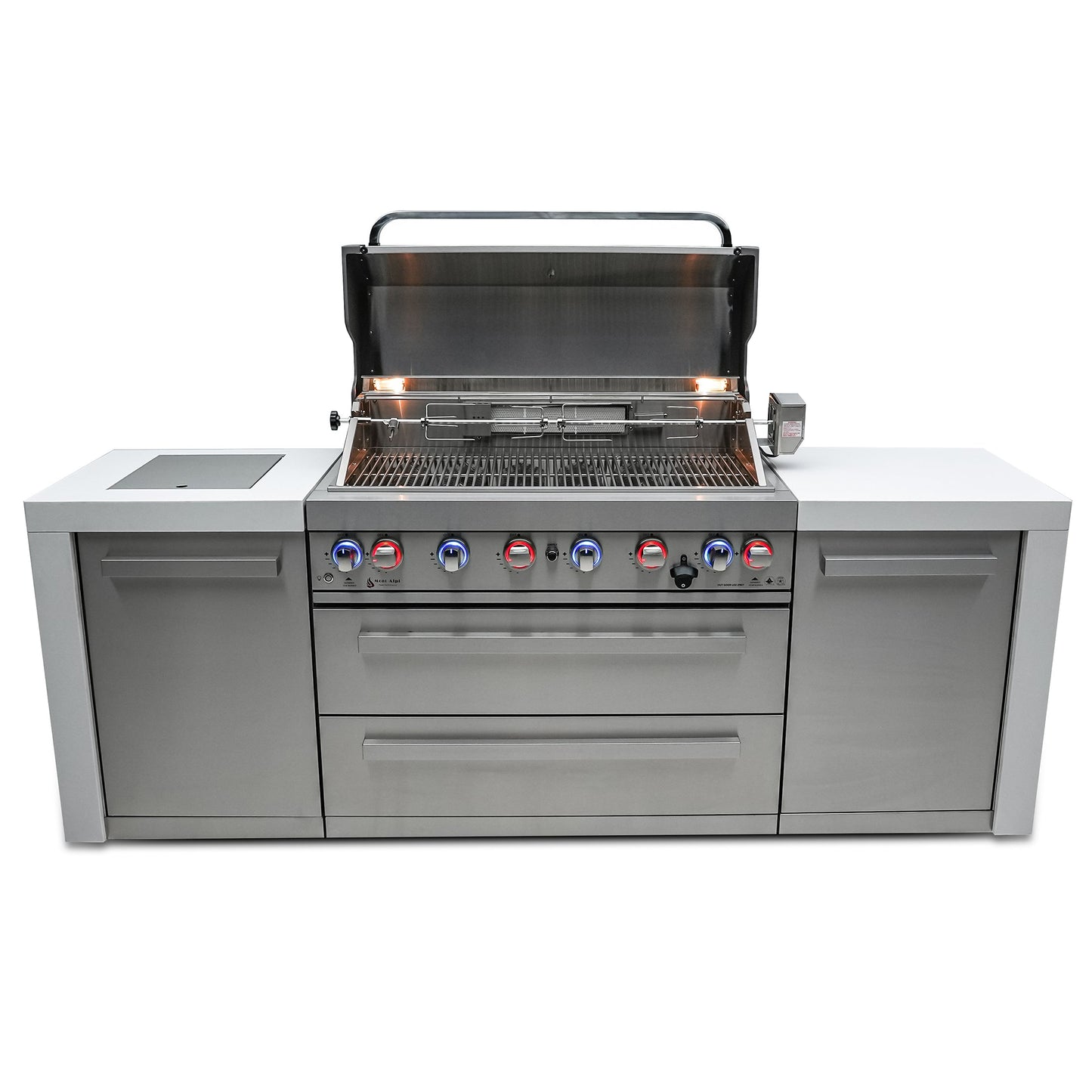 Mont Alpi 805 Deluxe BBQ Grill Island - MAi805-D