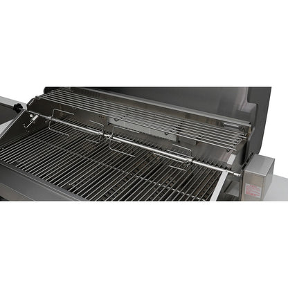 Mont Alpi 805 Deluxe BBQ Grill Island with L-Shape, Kegerator, Beverage Center & Fridge Cabinet - MAi805-D90KEGBEVFC