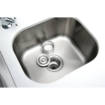 Mont Alpi 805 Black Stainless Steel BBQ Grill Island with Beverage Center & Extra Storage - MAi805-BSSBEVXL