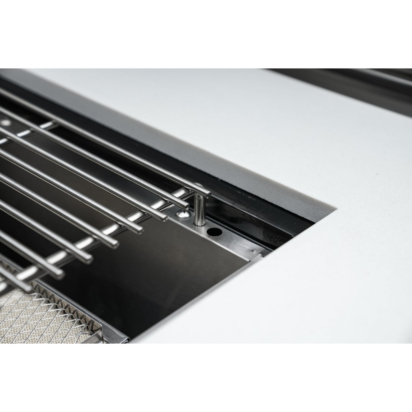 Mont Alpi 400 Deluxe BBQ Grill Island with Extra Storage & Fridge - MAi400-DFCXL