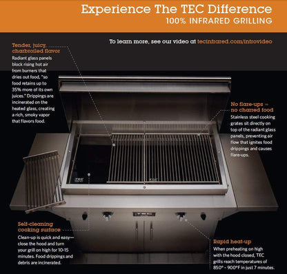TEC Patio 2FR 44-Inch Built-In Infrared Gas Grill