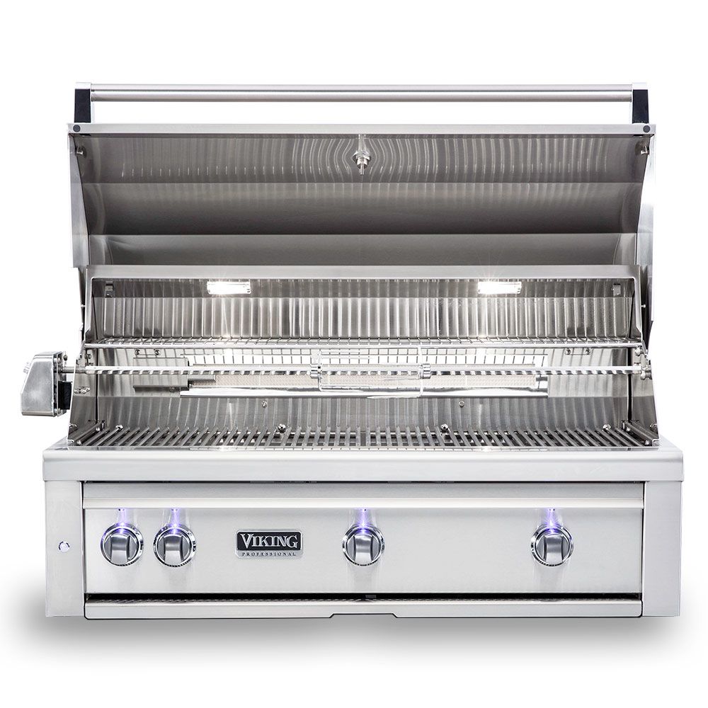 Viking 5 Series 42-Inch Stainless Steel Built-In Grill with ProSear Burner & Rotisserie