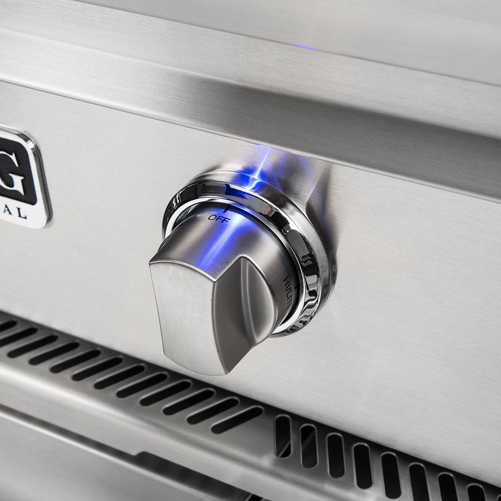 Viking 5 Series 36-Inch Stainless Steel Freestanding Grill with ProSear Burner & Rotisserie